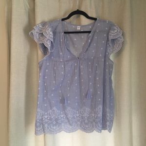 Flutter Sleeve BoHo Top